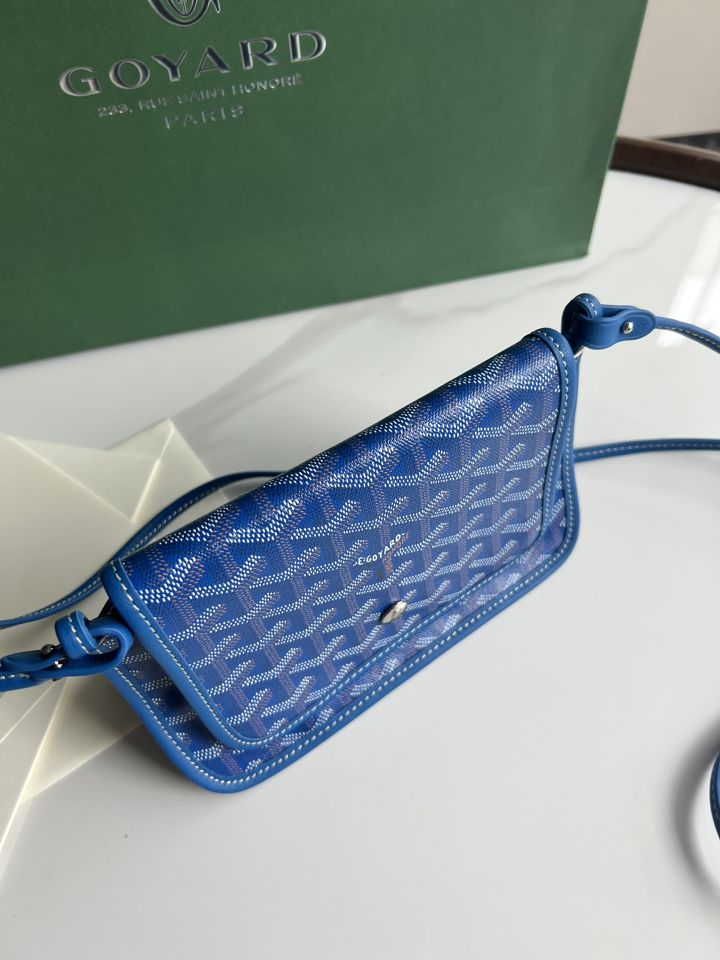 Goyard-inspired Envelope Bag Italian Calfskin Multi-pocket Adjustable Strap 20×13cm Lightweight