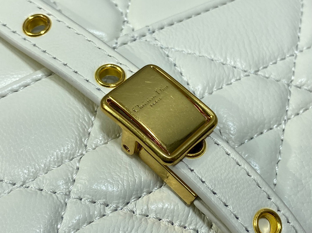 Groove 16 Mini Boston Bag｜Denim Blue Oblique Print｜Convertible Top Handle & Crossbody｜17×10×8cm