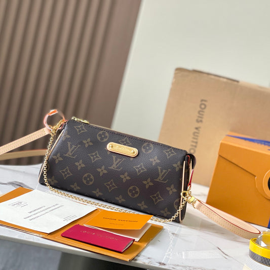 Vintage EVA Handbag | Premium MB Chip Edition Genuine Leather | A-Grade Steel Hardware | Imported Original Fabric | Duty-Free Factory Packaging