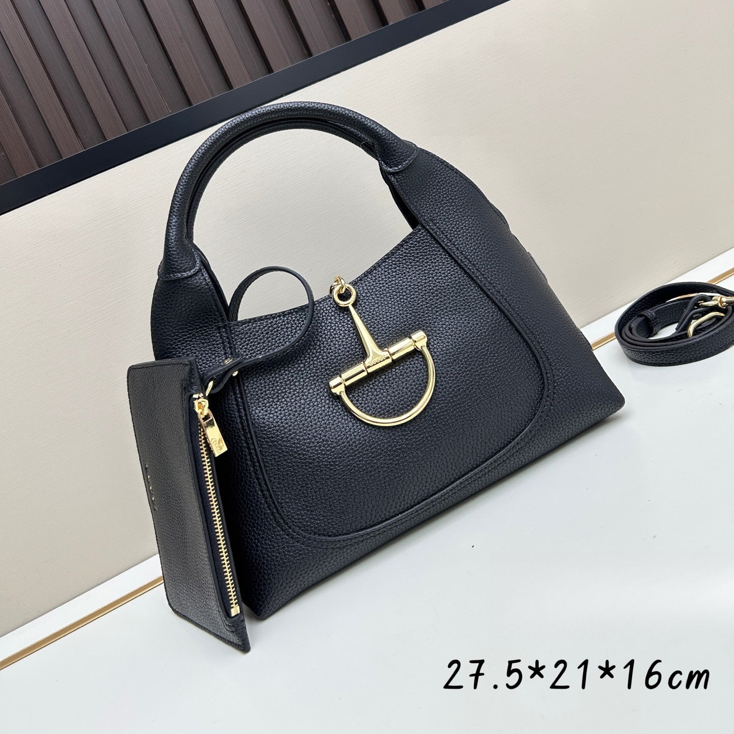 GUCCI Softbit Calfskin Convertible Tote Bag 27.5x21x16cm with Gift Box - 2024 New Women's Work Bag (Premium Gift Set)
