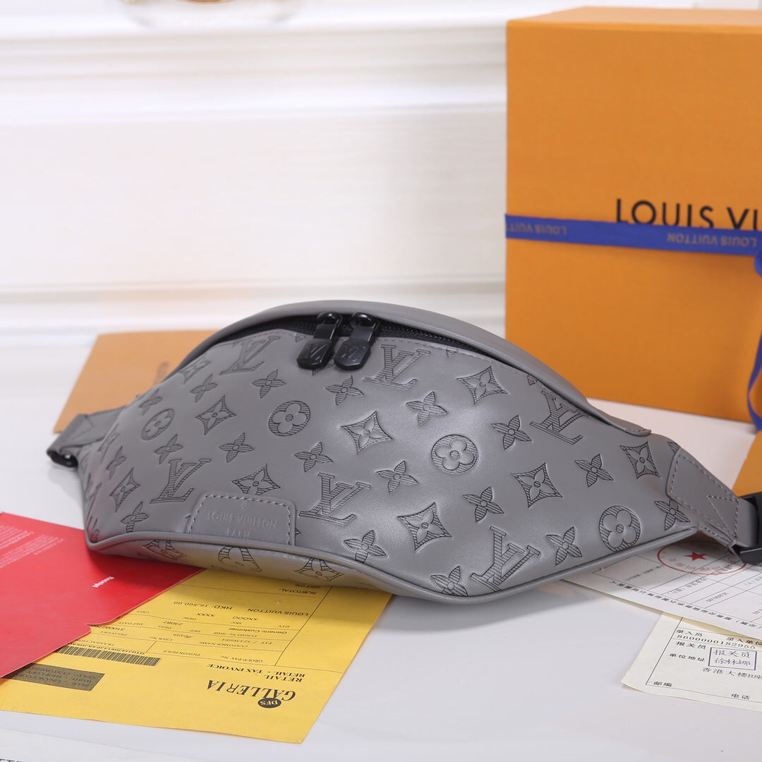 Discovery Small Top-Quality Original Factory Bag - Monogram Shadow Calfskin Embossed, Full Packaging, Adjustable Strap