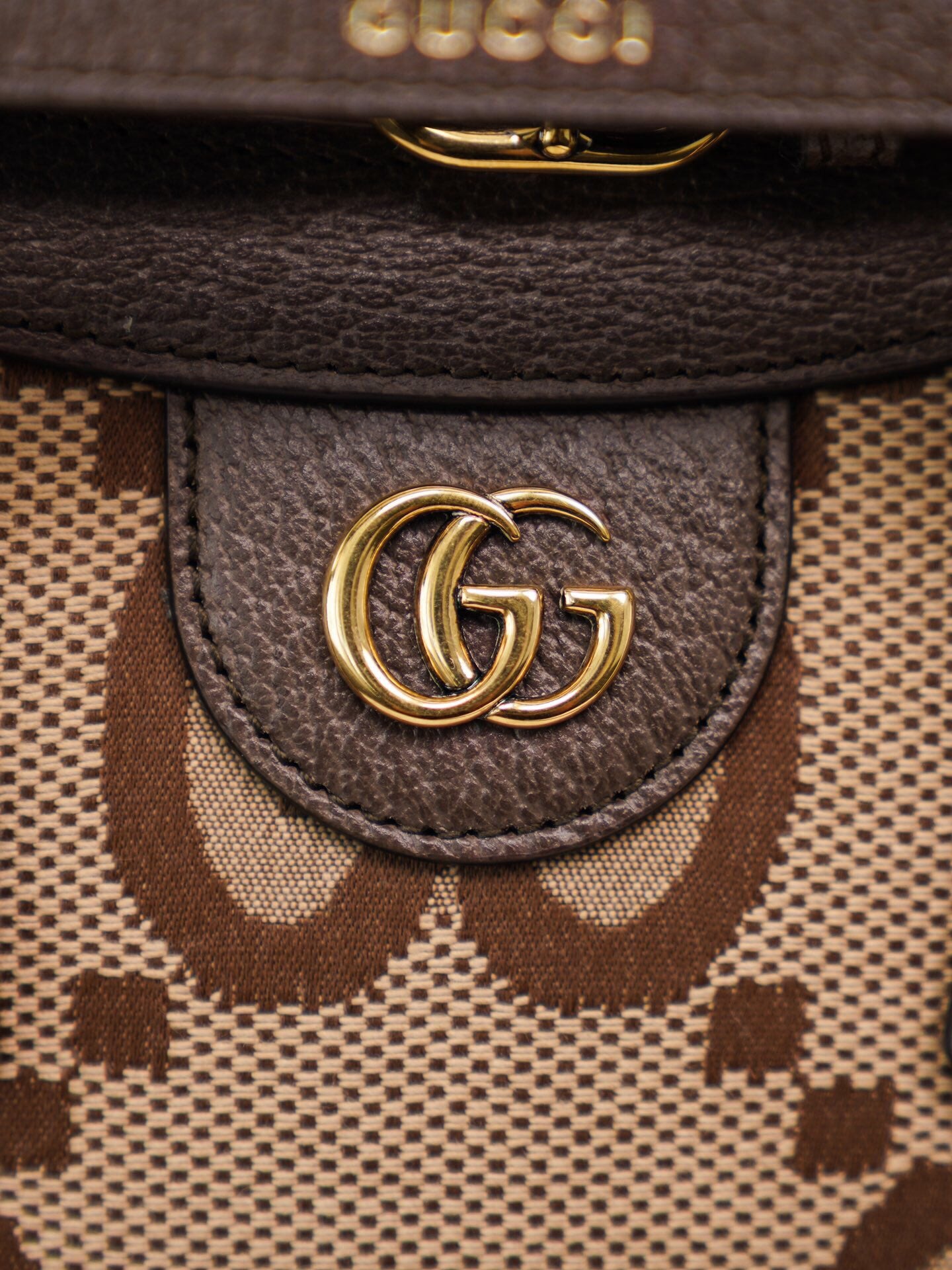 Gucci Diana Bamboo Small Tote Bag - GG Supreme Canvas with Leather Trim, Complete Green Packaging