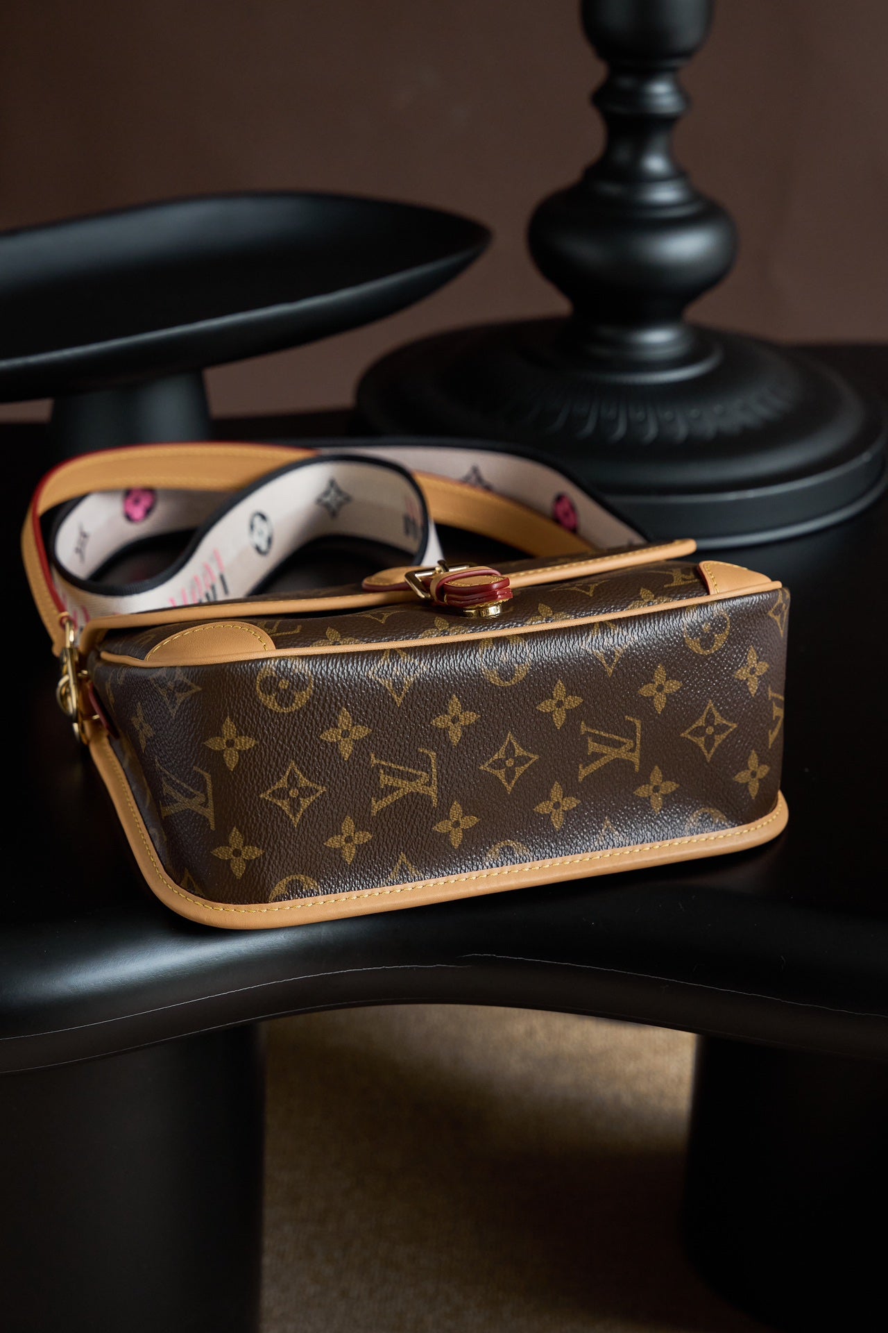 DIANE Handbag | France Dynamic Chip Code | Original Monogram Canvas & Gold Hardware | Exclusive Launch with Gift Box