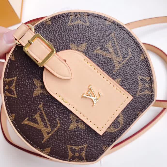 [Official Style] Yellow Floral Mini Round Bag | Black Leather Box Bag | Viral Cute Mini Bag for Girls | 13x12x6.5cm