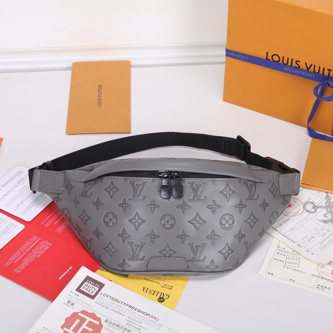 Discovery Small Top-Quality Original Factory Bag - Monogram Shadow Calfskin Embossed, Full Packaging, Adjustable Strap