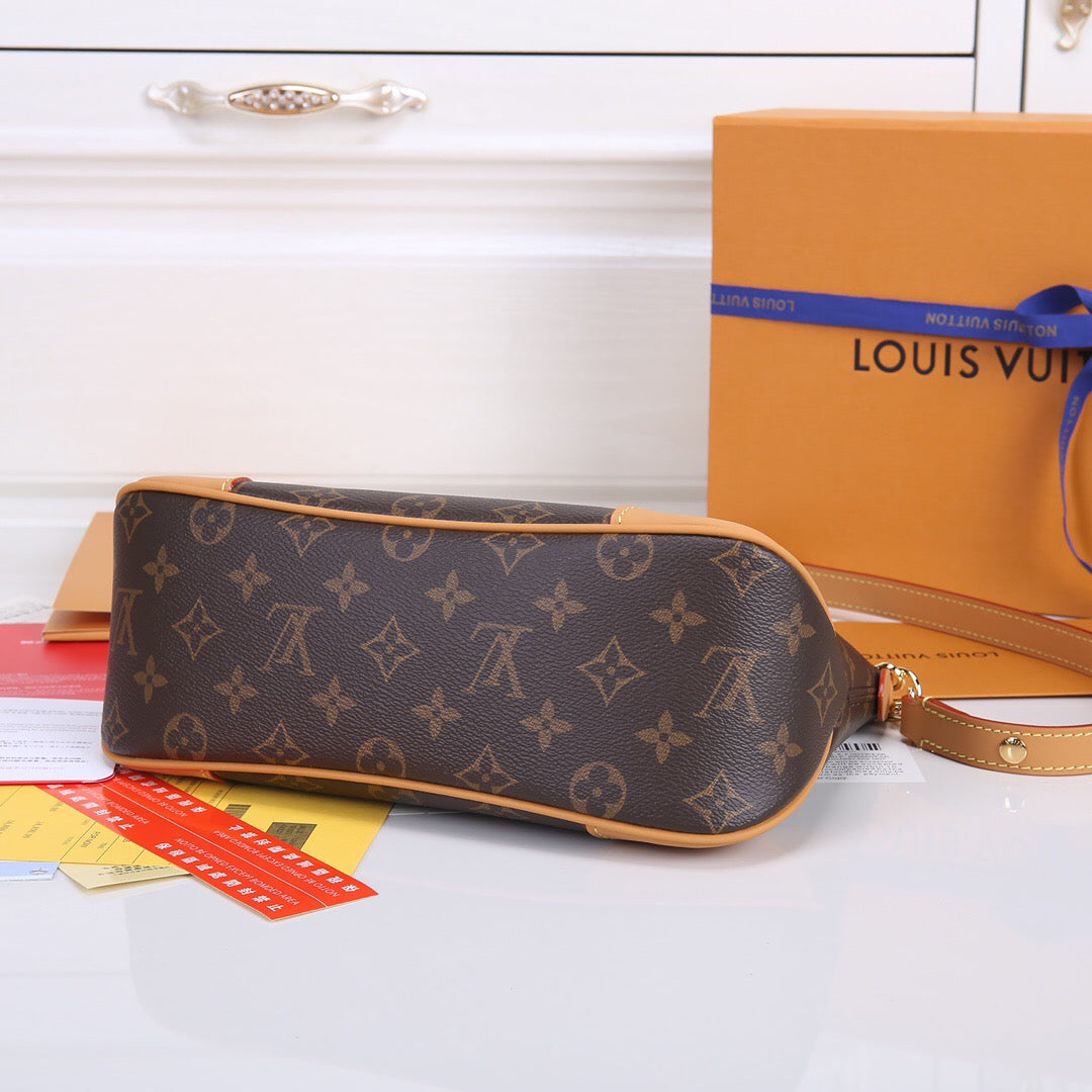 Brown MIU MI Style Mini Vanity Bag - Multiway Crossbody Belt Bag for Summer Layering