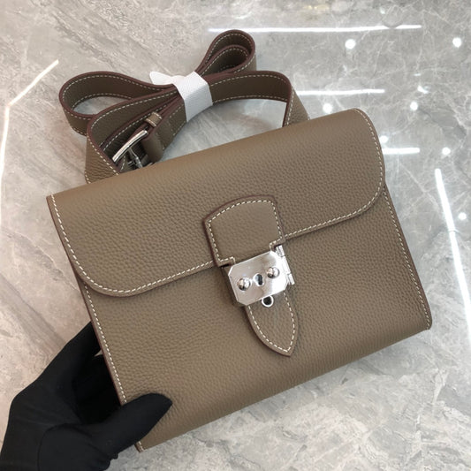 Hermès Depeches21 Messenger Bag New Release | Custom Hardware Unisex Crossbody | Compact 21×17×4cm