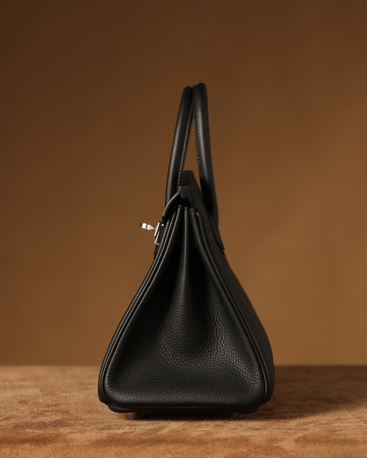 Hermès Birkin 25cm Black Silver Hardware | Original Togo Leather & European Craftsmanship, Exclusive Overstock