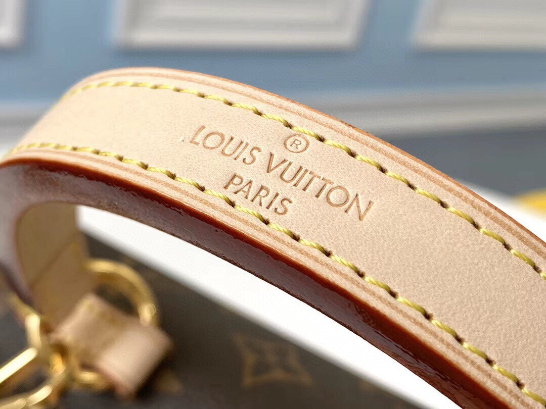 【Top Original Quality with Packaging】LOUIS VUITTON Monogram Autumn/Winter New Rose Red Leather Strap Tote Bag 28*20*10cm Detachable Strap & Protective Studs