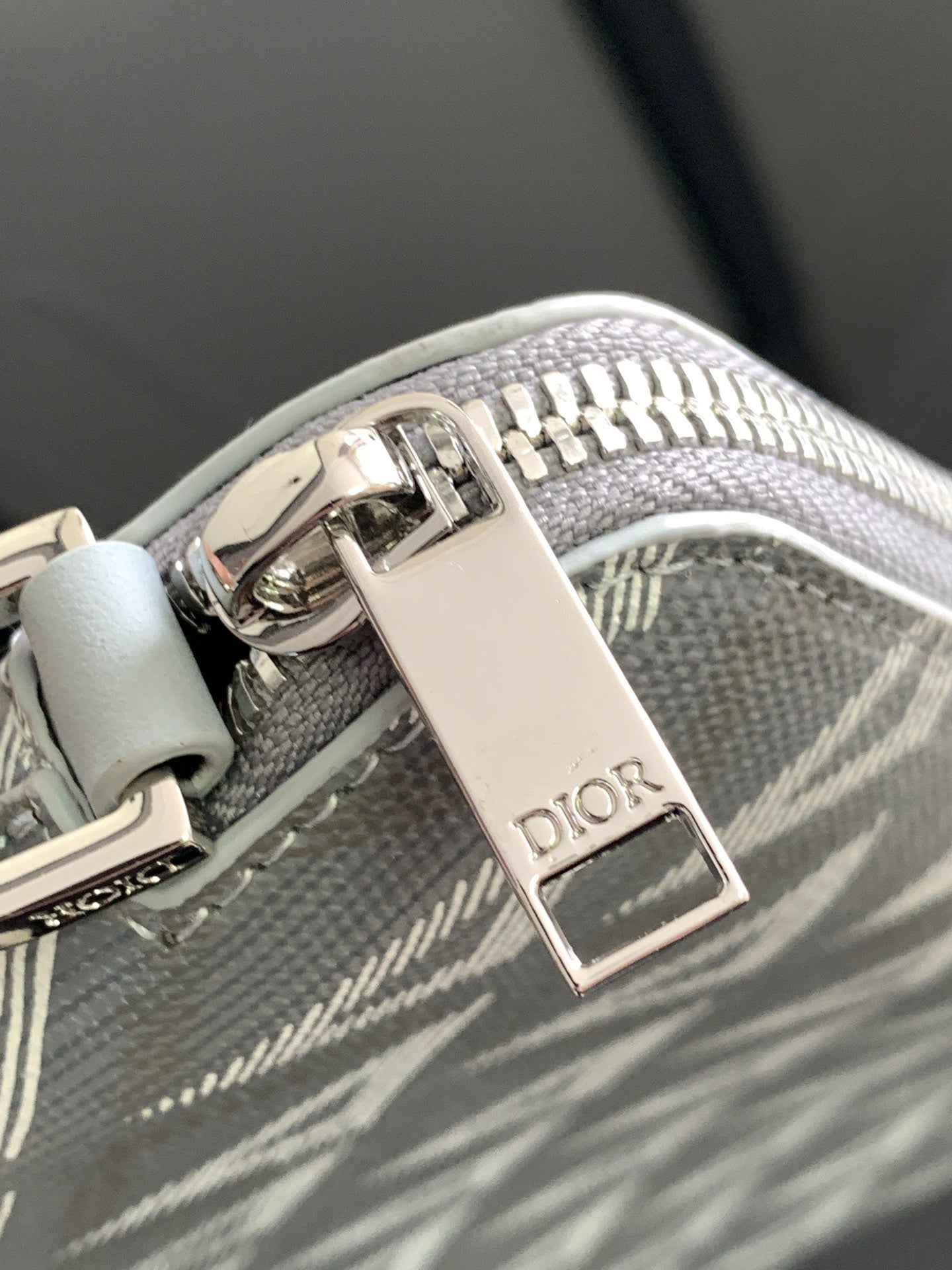 Dior A5 Grey Diamond Quilted Clutch | Marc Bohan Archival Design | Detachable Leather Strap | 30cm Calfskin Accessory