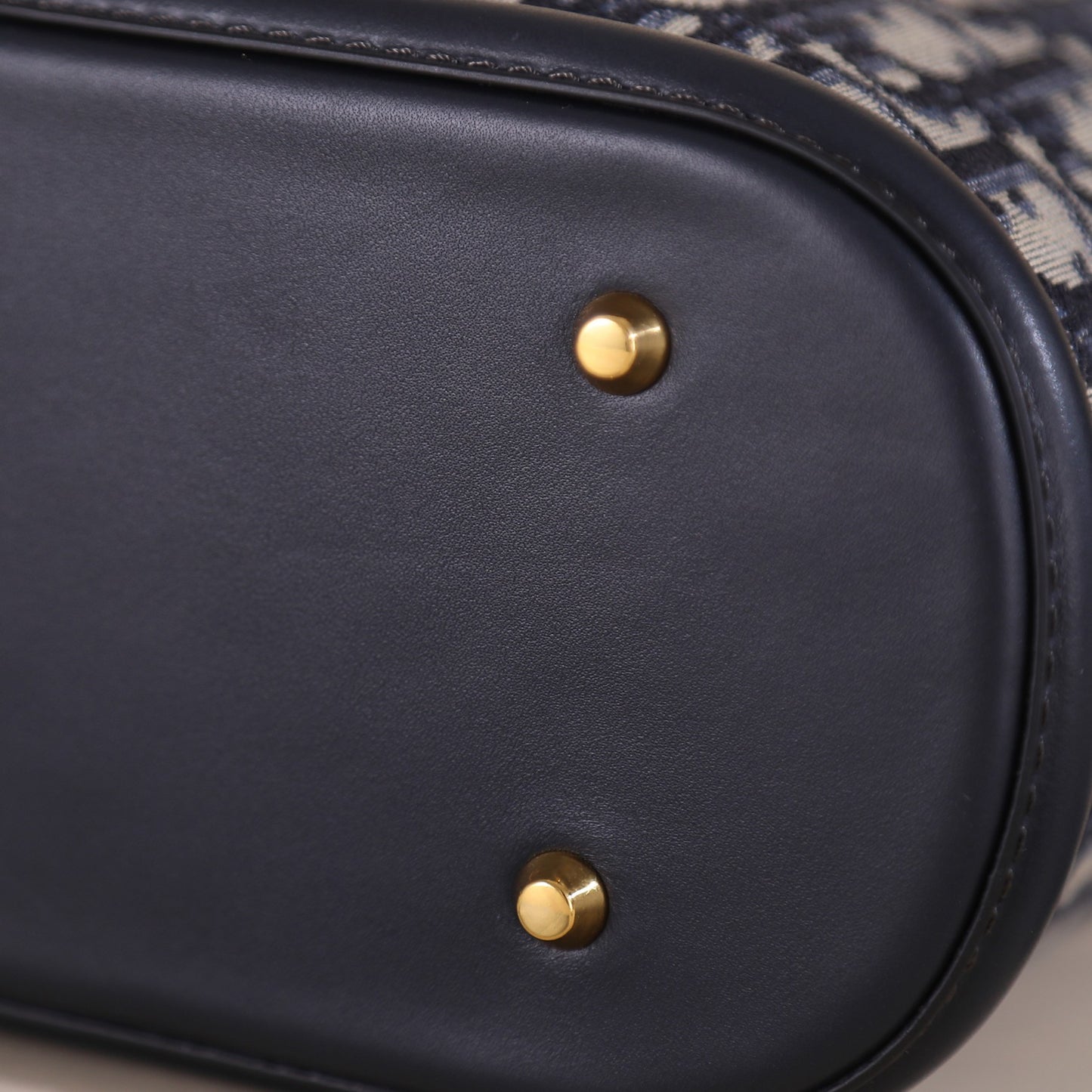 CEST Blue Oblique Print Bucket Bag - Medium Detachable Chain Strap with Leather Slider, LO Twist-Lock Closure (Includes Dust Bag & Haute Couture Packaging) | 2023 AW Collection