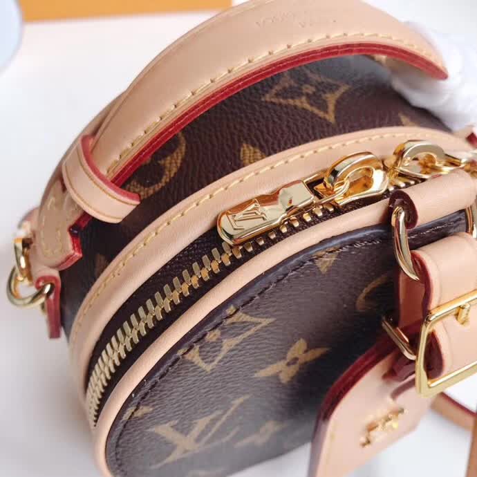 [Official Style] Yellow Floral Mini Round Bag | Black Leather Box Bag | Viral Cute Mini Bag for Girls | 13x12x6.5cm