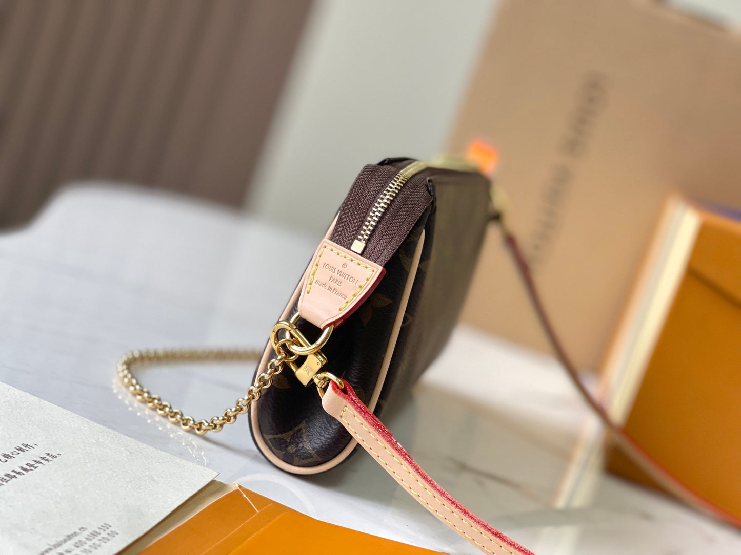 Vintage EVA Handbag | Premium MB Chip Edition Genuine Leather | A-Grade Steel Hardware | Imported Original Fabric | Duty-Free Factory Packaging