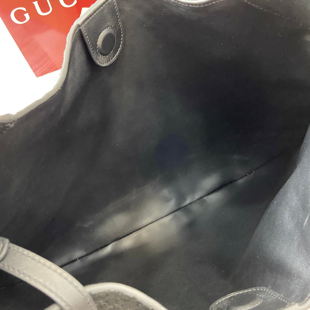 Gucci Body Double-Lock Medium Shoulder Bag | 1950s Archive Design, Original GG Canvas, Fluid Silhouette, 49x46x4cm